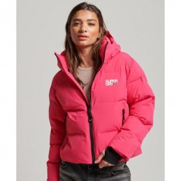 HOODED BOXY PUFFER JACKET